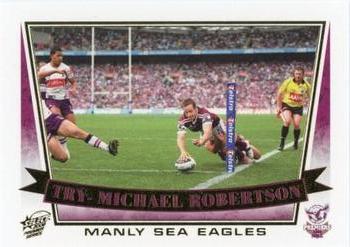 2008 Select Premiers Manly-Warringah Sea Eagles #PC19 Michael Robertson Front